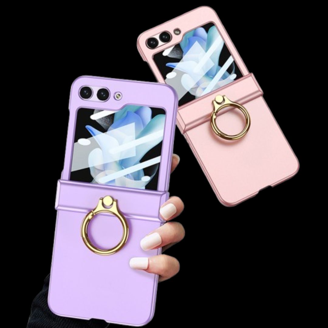 Galaxy Z Flip 5 – Hinge Box Ring Cover & Case