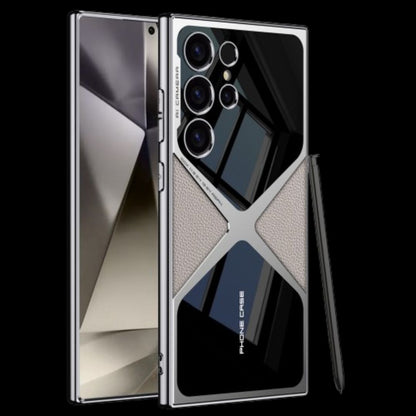Samsung S24 Ultra Case – Electroplated PU Leather Cover & Case