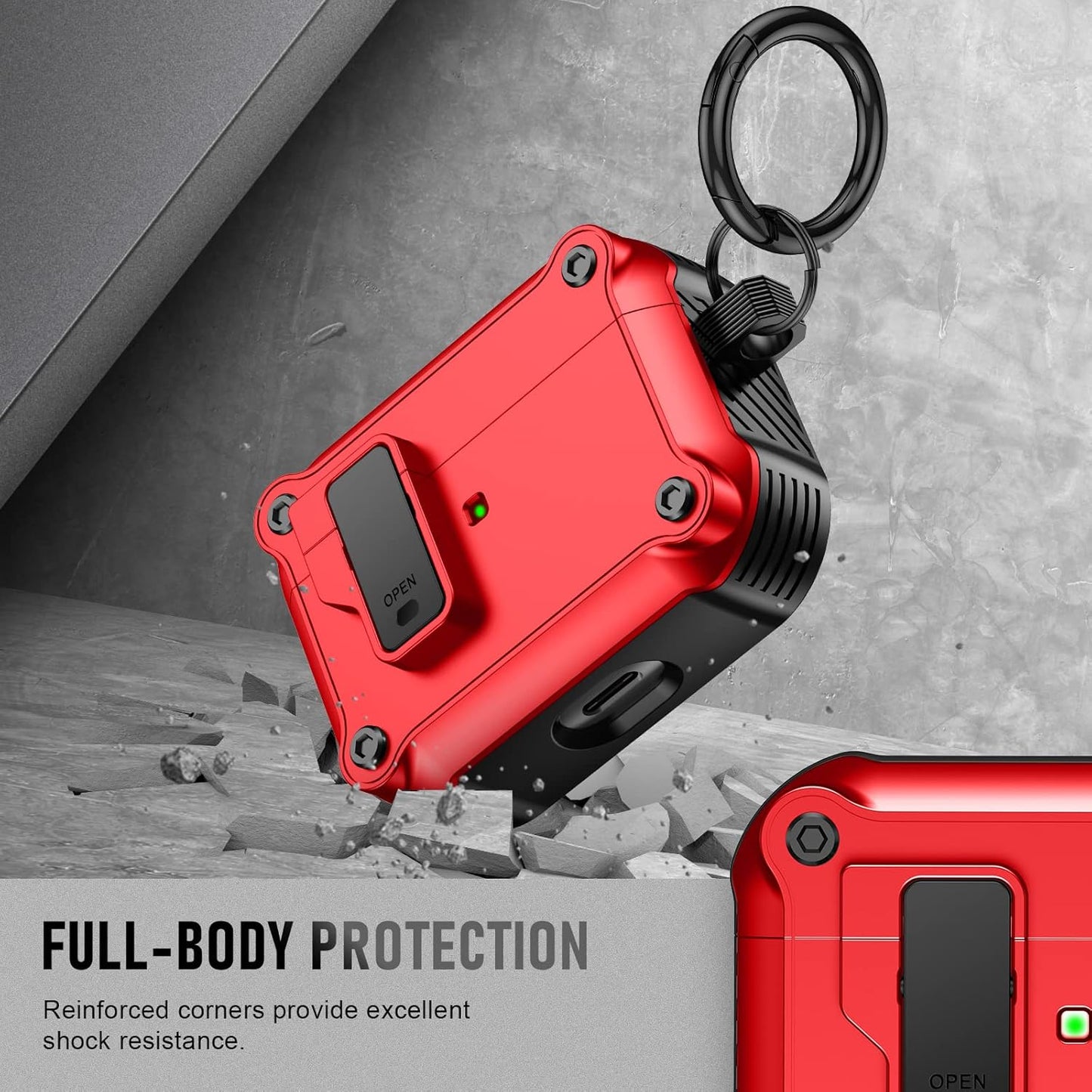 Security Lock Wireless Charging - Protective Airpods Case