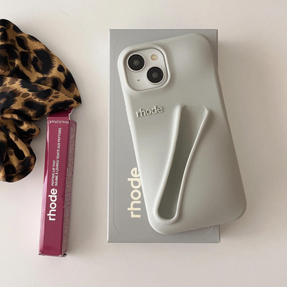 Apple iPhone 14 – Silicone Phone Cover with Built-in Lip Tint Holder