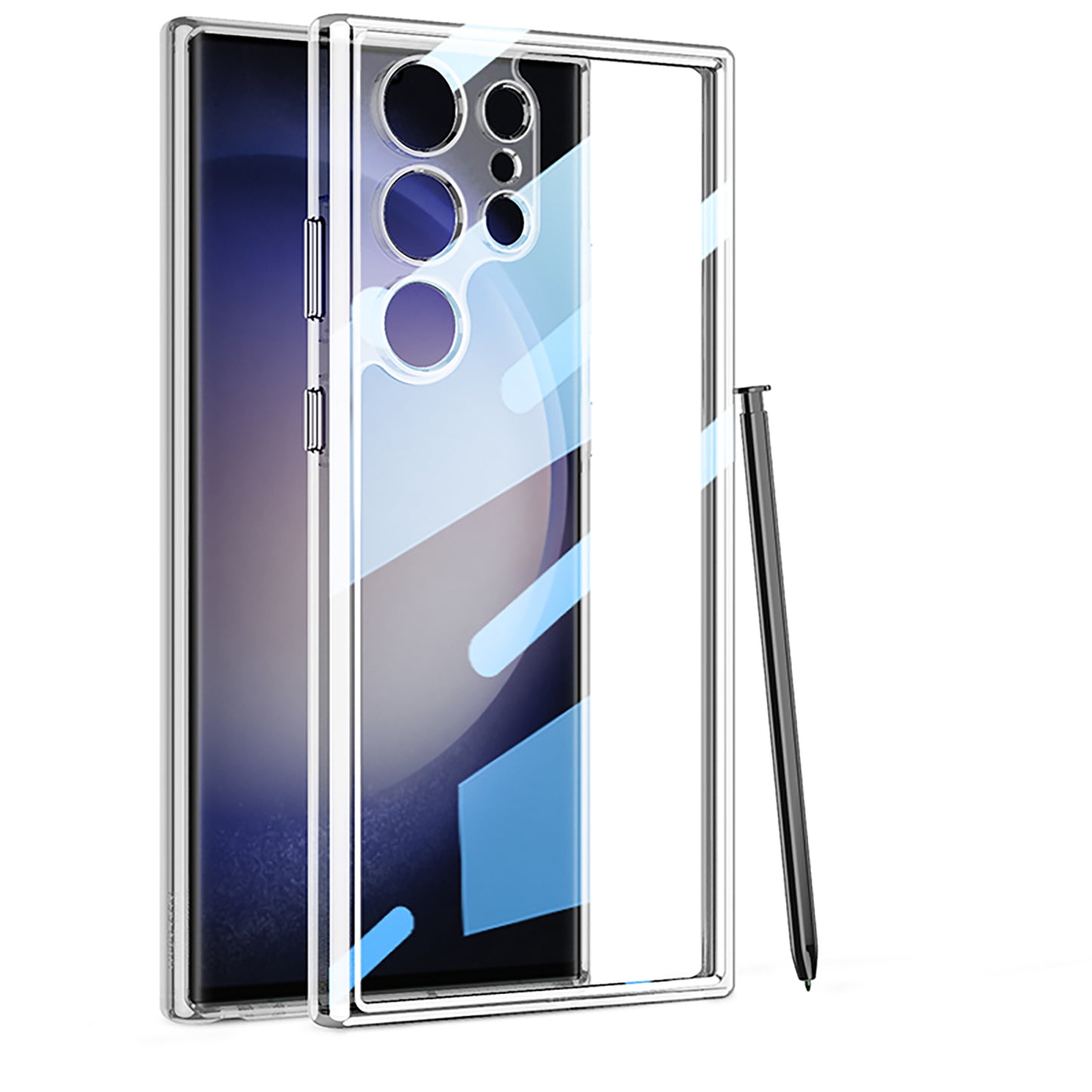Samsung S23 Ultra – Hybrid Transparent Cover & Case