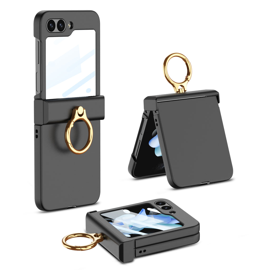 Galaxy Z Flip 5 – Hinge Box Ring Cover & Case