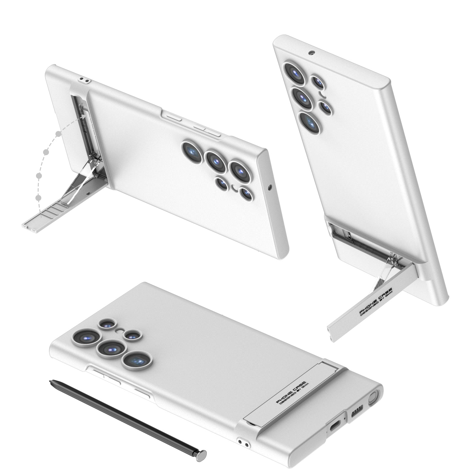 Samsung Galaxy S24 / Ultra – Slim Back Kickstand Cover & Case