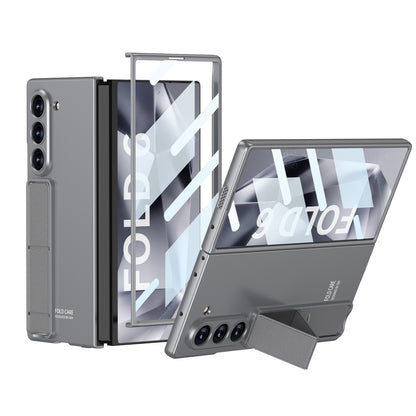 Galaxy Z Fold 6 – Ultra Thin with Kickstand and Glass Cover & Case