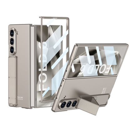 Galaxy Z Fold 6 – Ultra Thin with Kickstand and Glass Cover & Case