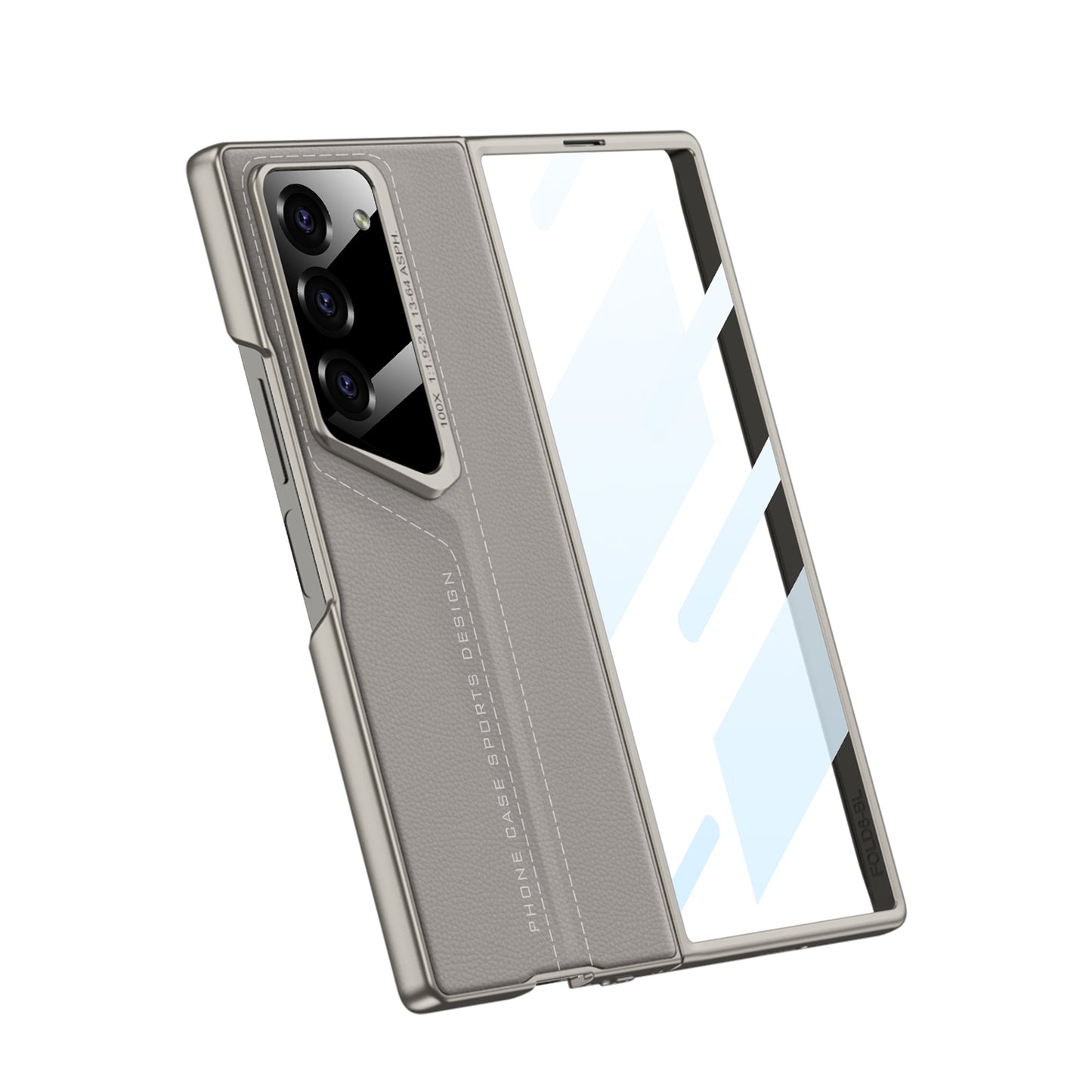 Galaxy Z Fold 6 – Ultra-Thin Blade PU Leather Cover & Case