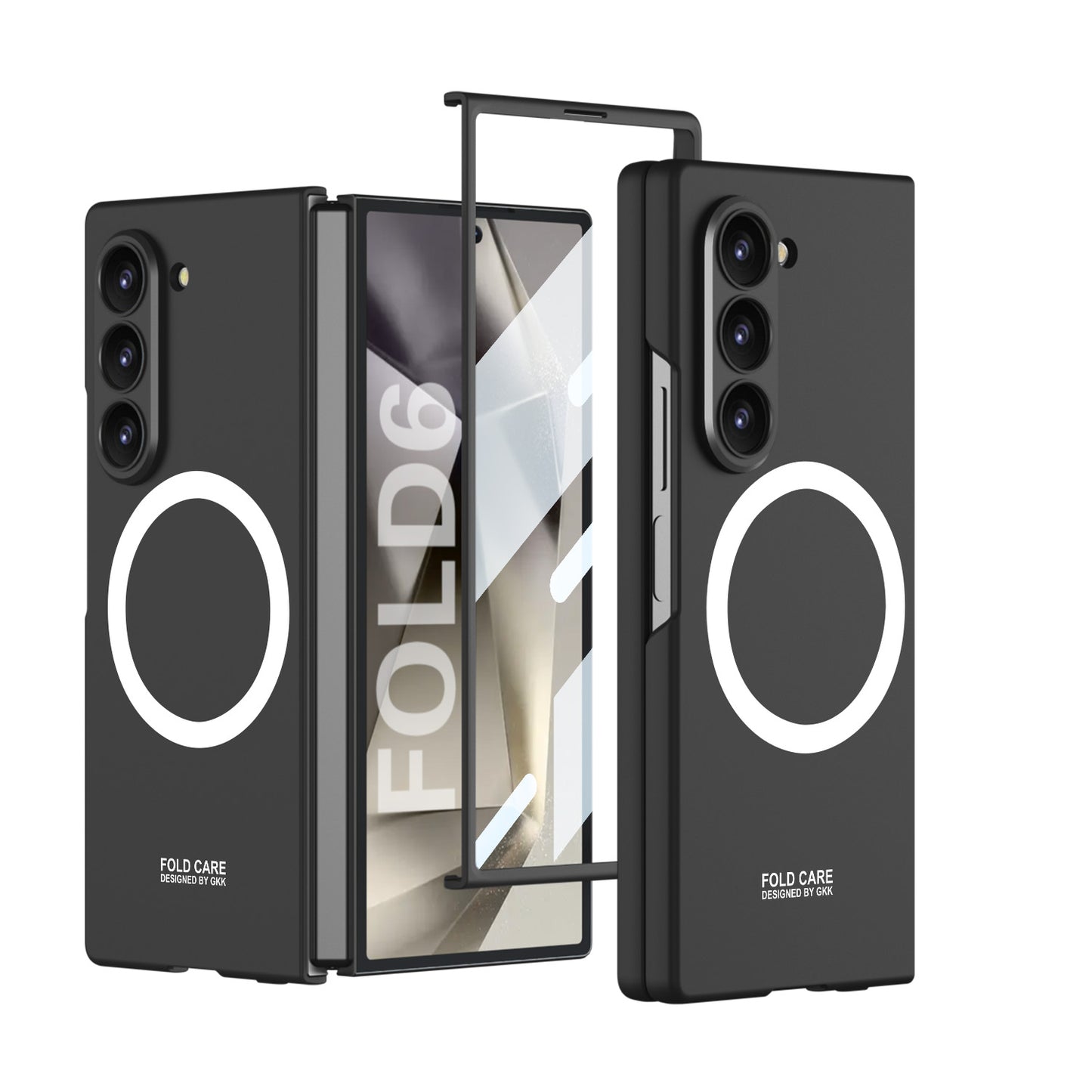 Galaxy Z Fold 6 – Ultra-Thin with Built-In Magnet Cover & Case