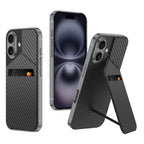 Apple iPhone 16 / Plus / Pro / Pro Max – Leather Card Slot Cover & Case