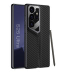 Samsung Galaxy S25 Ultra – Leather Blade Slim Hard Back Cover & Case