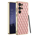 Samsung Galaxy S25 / Ultra– Leather Puff Design Cover & Case