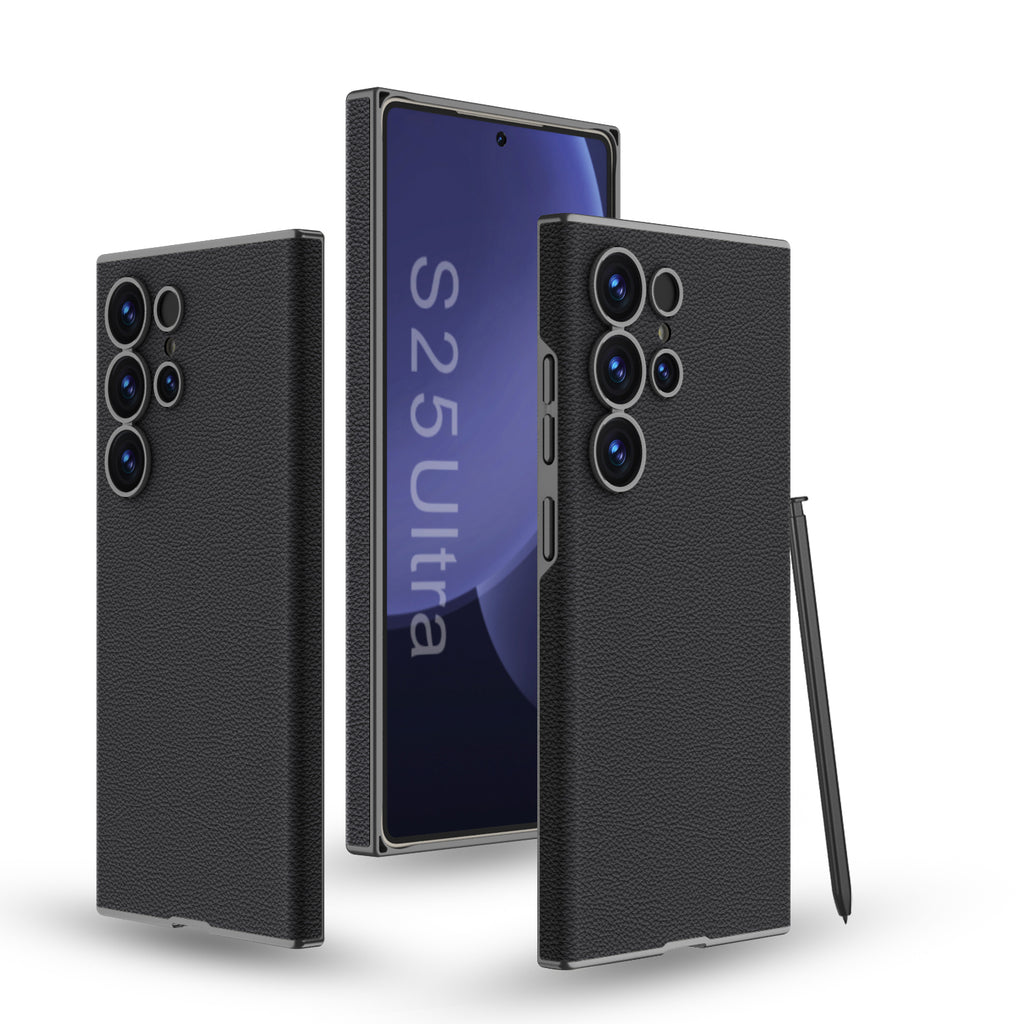 Samsung Galaxy S25 Ultra – Ultra Thin Leather Cover & Case