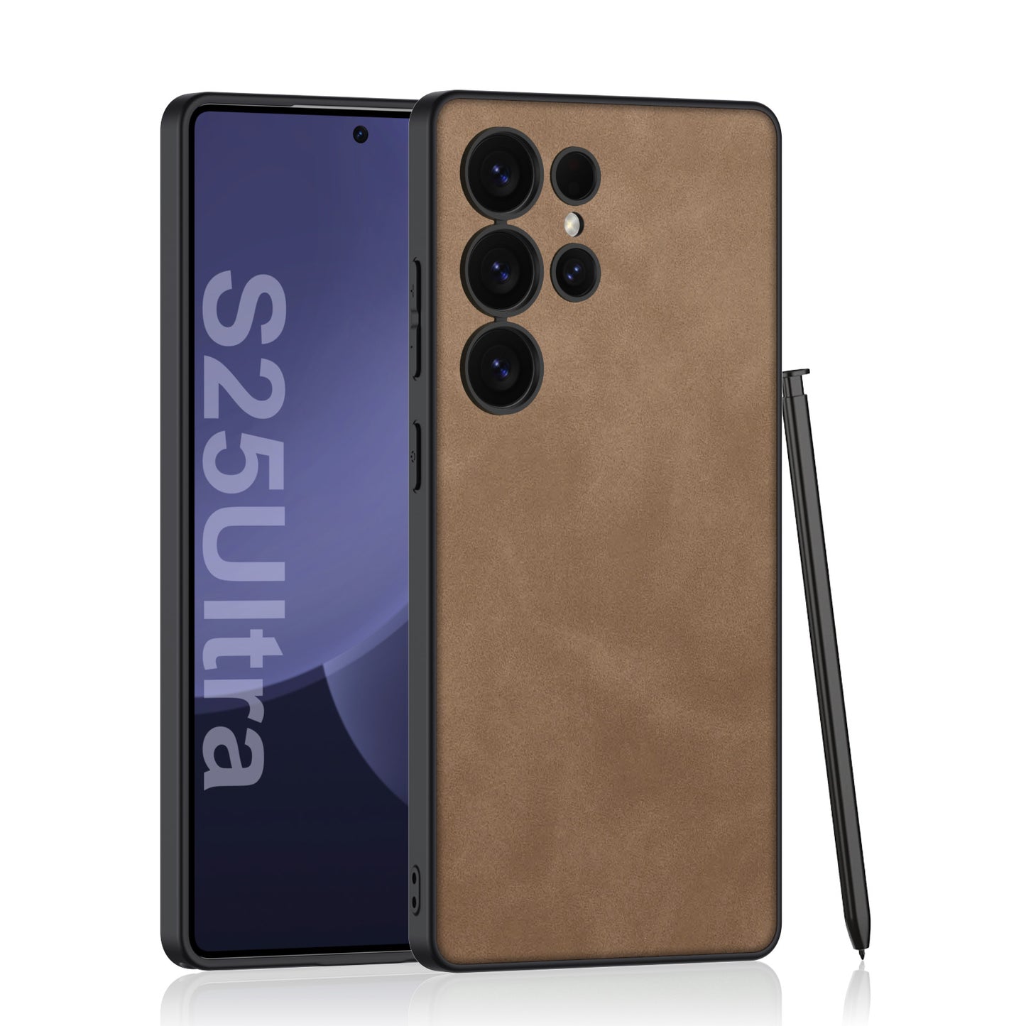 Samsung Galaxy S25 / Ultra– Matte Leather Ultra Thin Cover & Case