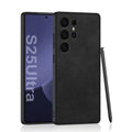 Samsung Galaxy S25 / Ultra– Matte Leather Ultra Thin Cover & Case