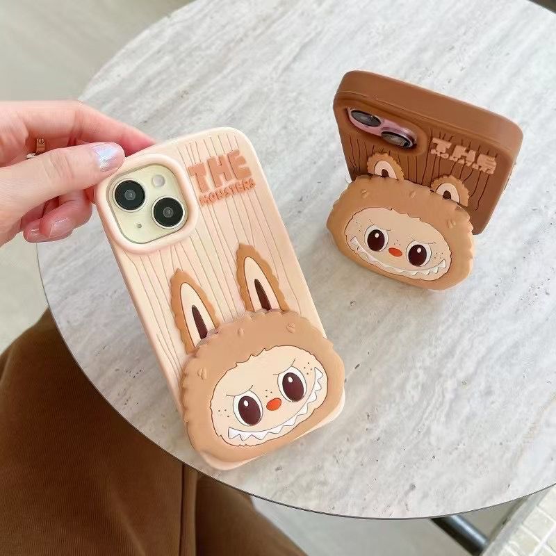 Apple iPhone 16 / Pro / Pro Max - Cute Labubu Mirror Case THE MONSTERS Edition