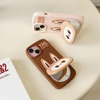Apple iPhone 16 / Pro / Pro Max - Cute Labubu Mirror Case THE MONSTERS Edition