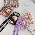 Apple iPhone 16 / Pro / Pro Max - Soft 3D LABUBU POP UP Back Cover