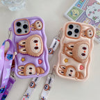 Apple iPhone 16 / Pro / Pro Max - Soft 3D LABUBU POP UP Back Cover