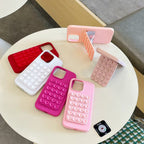 Apple iPhone 16 / Pro / Pro Max - Silicone Back Cover with Flip-Out Suction Holder"