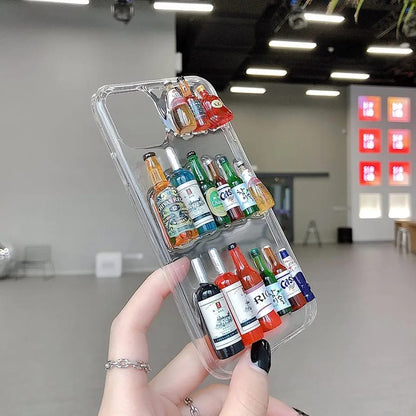 Apple iPhone Case / Cover Cute 3D Mini Bottle Design, Protective case