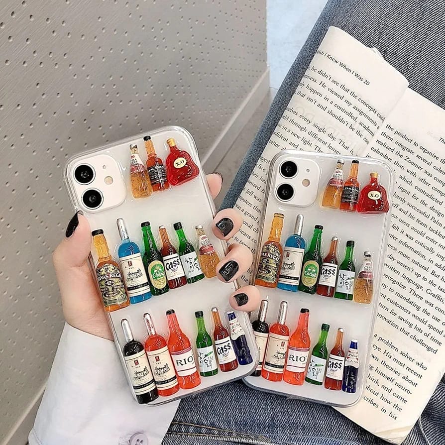 Apple iPhone Case / Cover Cute 3D Mini Bottle Design, Protective case