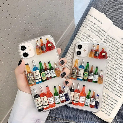 Apple iPhone Case / Cover Cute 3D Mini Bottle Design, Protective case