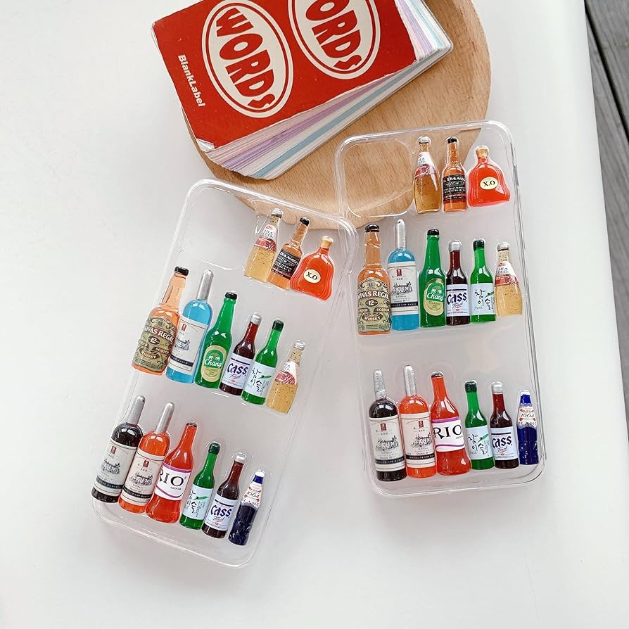 Apple iPhone Case / Cover Cute 3D Mini Bottle Design, Protective case