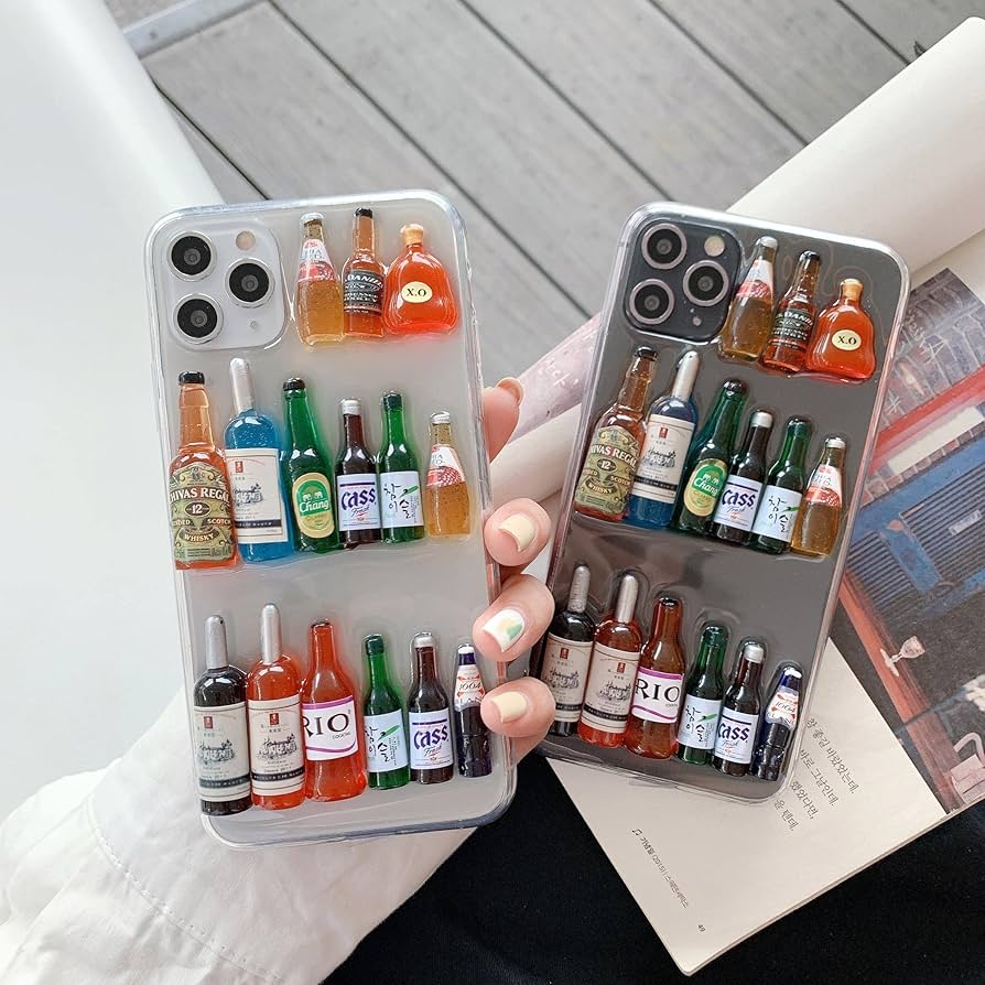 Apple iPhone Case / Cover Cute 3D Mini Bottle Design, Protective case