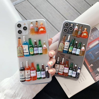 Apple iPhone Case / Cover Cute 3D Mini Bottle Design, Protective case