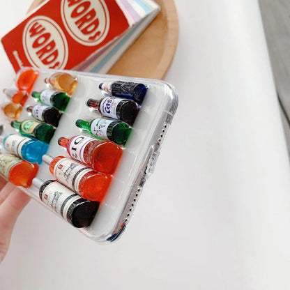 Apple iPhone Case / Cover Cute 3D Mini Bottle Design, Protective case