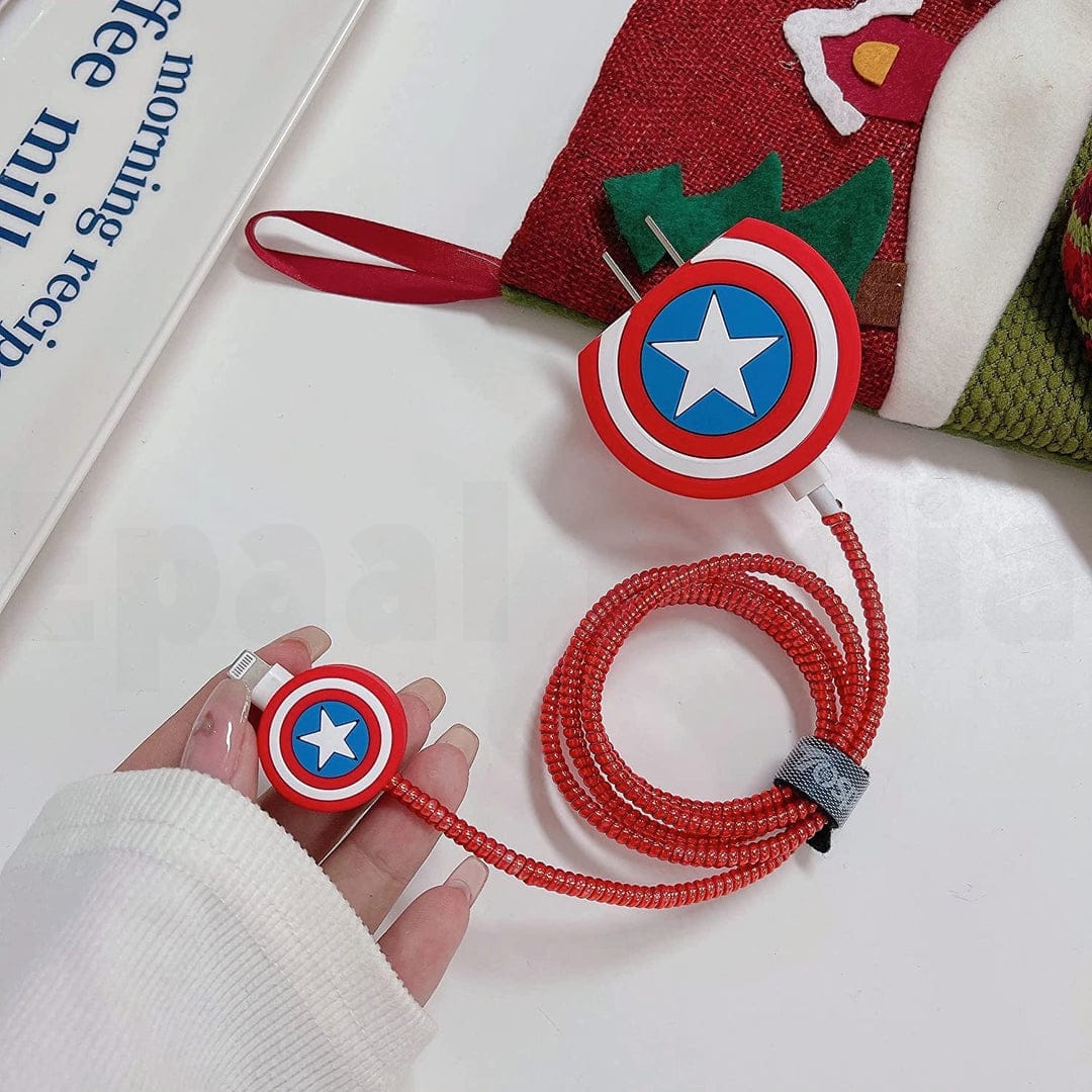 Captain America Shield - iPhone Charging Case