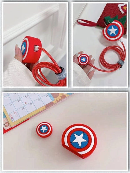 Captain America Shield - iPhone Charging Case