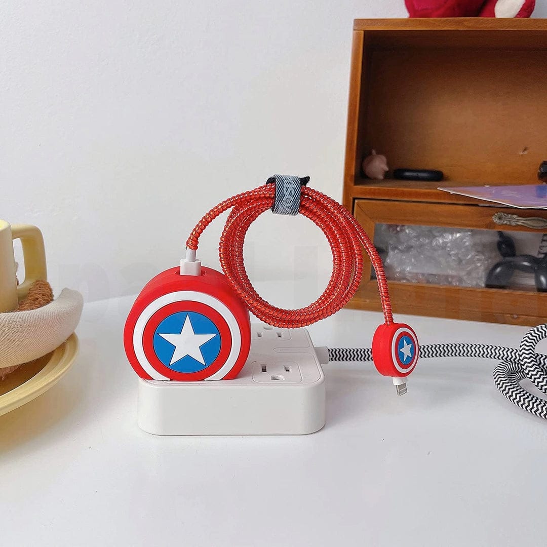 Captain America Shield - iPhone Charging Case