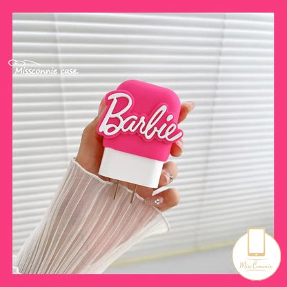 Barbie inspired Cute Silicone - iPhone Charger Case