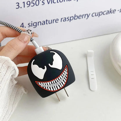 Venom inspired silicone - iPhone charger case
