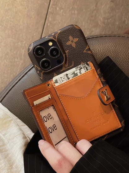 Luxury Branded Sling Case With Wallet