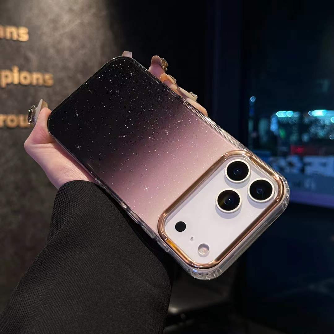 Apple iPhone Dual-Tone Protective Cover / Case with Golden Camera Ring