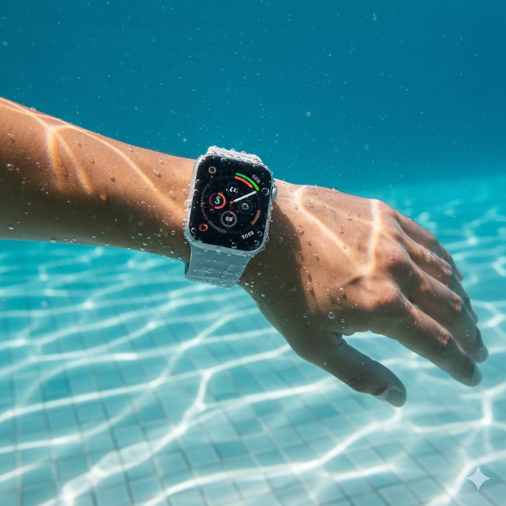 Ribbed Silicone Wave Band – For Apple Watch