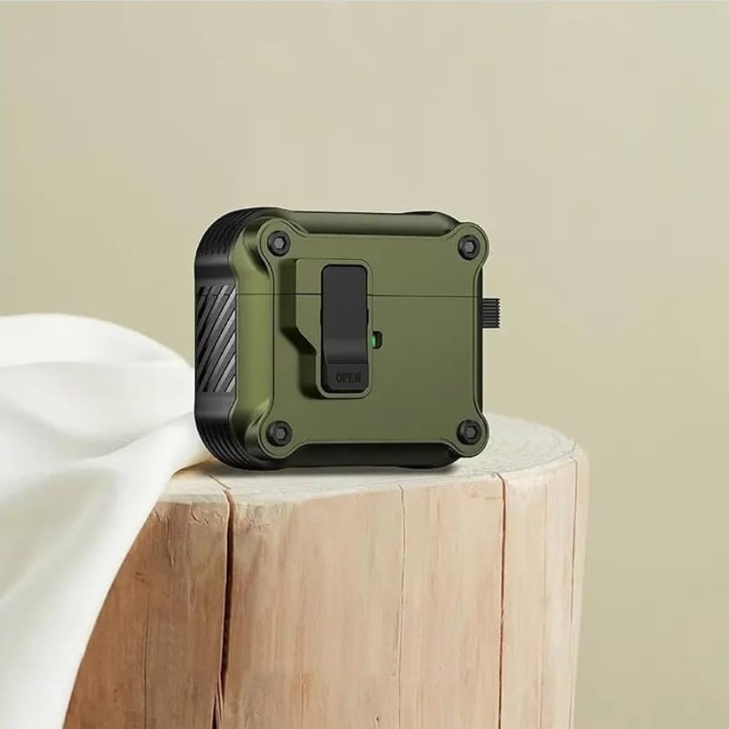 Security Lock Wireless Charging - Protective Airpods Case