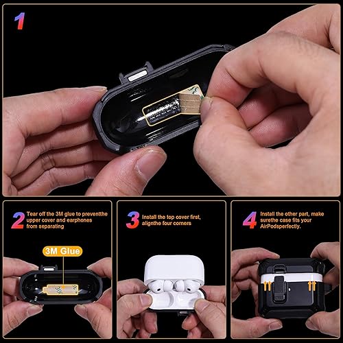 Security Lock Wireless Charging - Protective Airpods Case