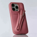 Apple iPhone 14 – Silicone Phone Cover with Built-in Lip Tint Holder