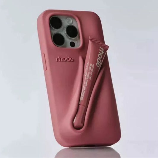 Apple iPhone 16 Pro / Pro Max – Silicone Phone Cover With Lip gloss color 4