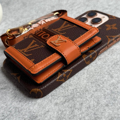 Luxury Branded Sling Case With Wallet
