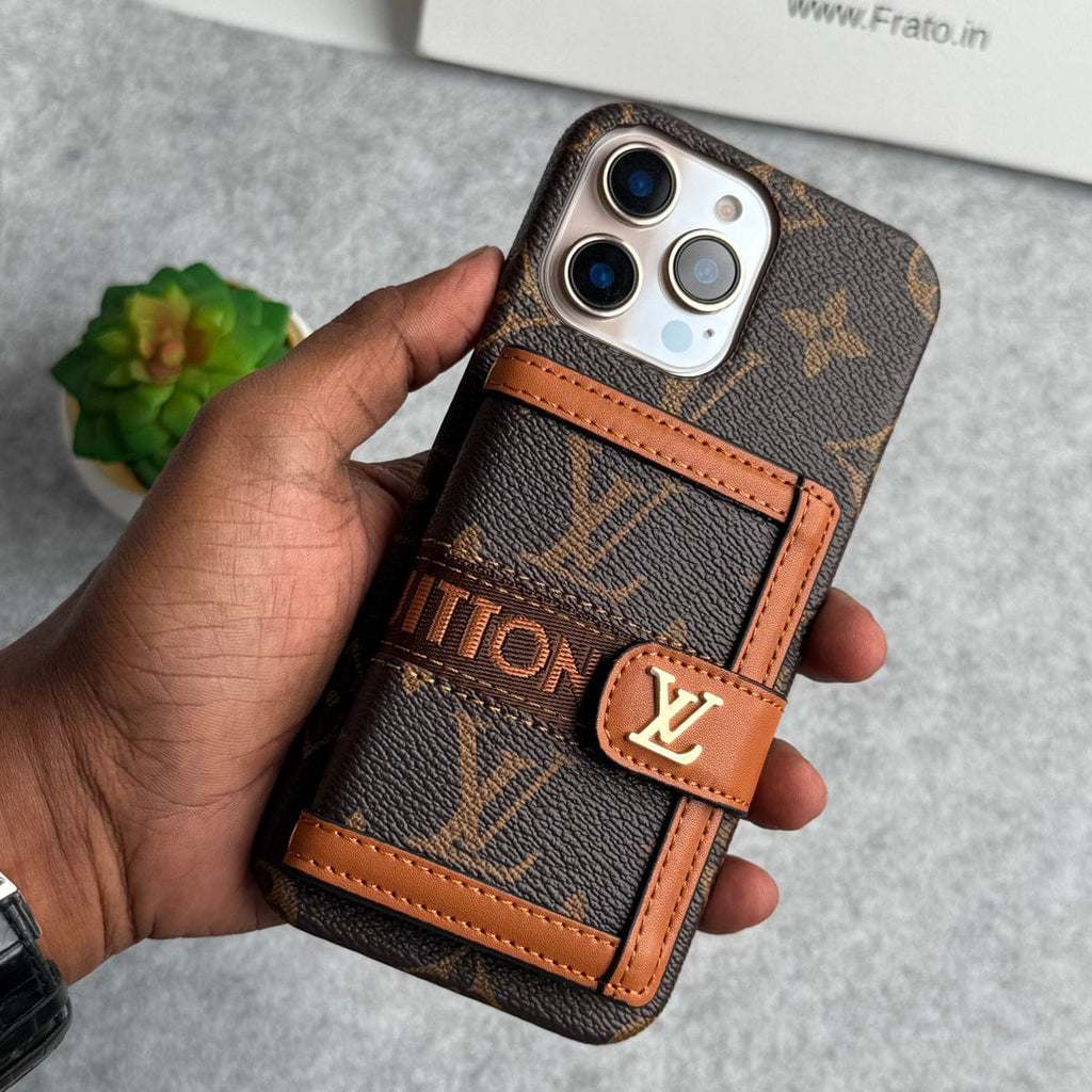 Luxury Branded Sling Case With Wallet