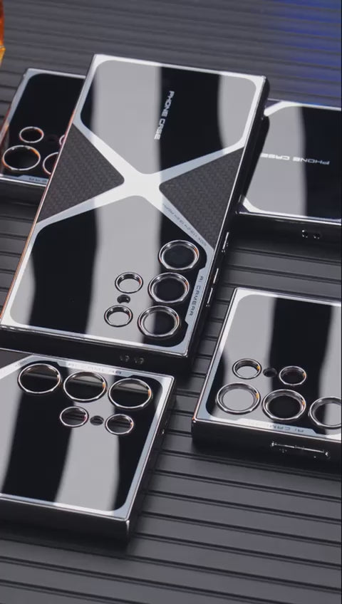 Samsung S24 Ultra Case – Electroplated PU Leather Cover & Case