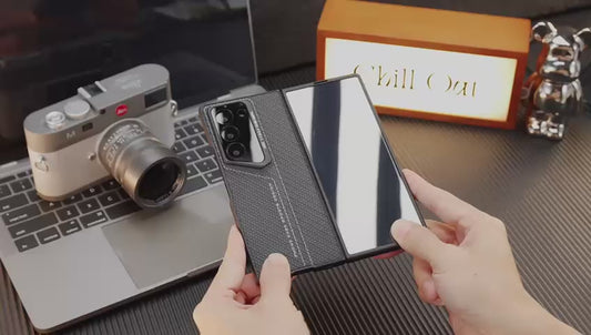 Galaxy Z Fold 6 – Ultra-Thin Blade PU Leather Cover & Case