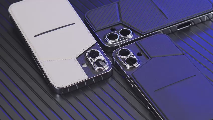 Apple iPhone 16 / Plus / Pro / Pro Max – Leather Card Slot Cover & Case