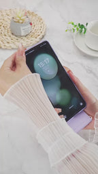 Galaxy Z Flip 5 – Thin PC with Wristband & Glass Cover & Case