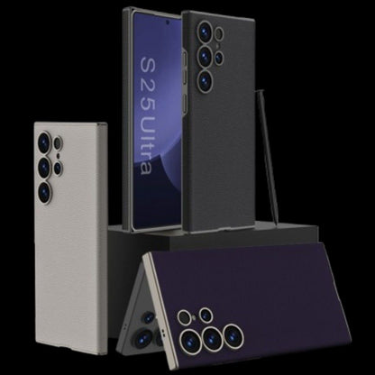 Samsung Galaxy S25 Ultra – Ultra Thin Leather Cover & Case